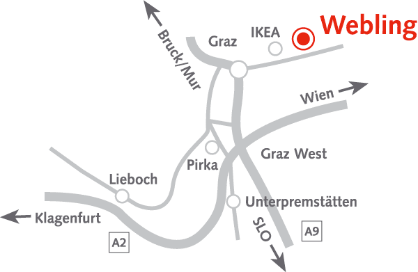 Musterhauspark Webling Anfahrt