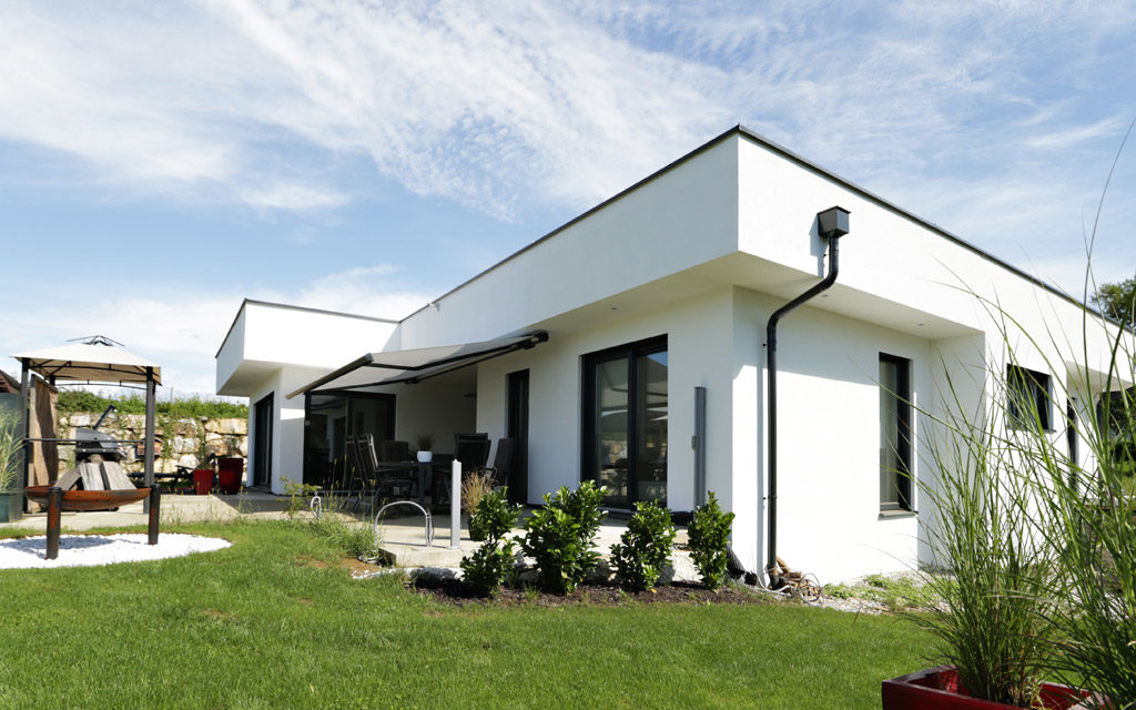 Architektenhaus individuell Flachdach